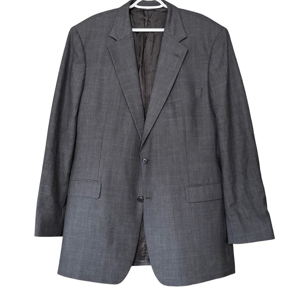 Brooks Brothers 346 Stretch Wool Men's 45 LG 2 Button Blazer Jacket Sports Coat
